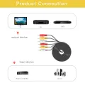 Audio Video Cable 1.5M Length DVD Player TV Universal 3 RCA Male to 3 RCA Male. 