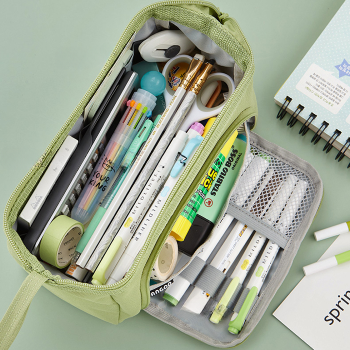 Pencil%20Case%20With%20Multiple%20Compartments%20Simple%20Stationery%20Case%20Double%20Layer%20Pencil%20Case%20Large%20Capacity%20Pencil%20Bag%20Canvas%20Pencil%20Case%20-%20Image%207