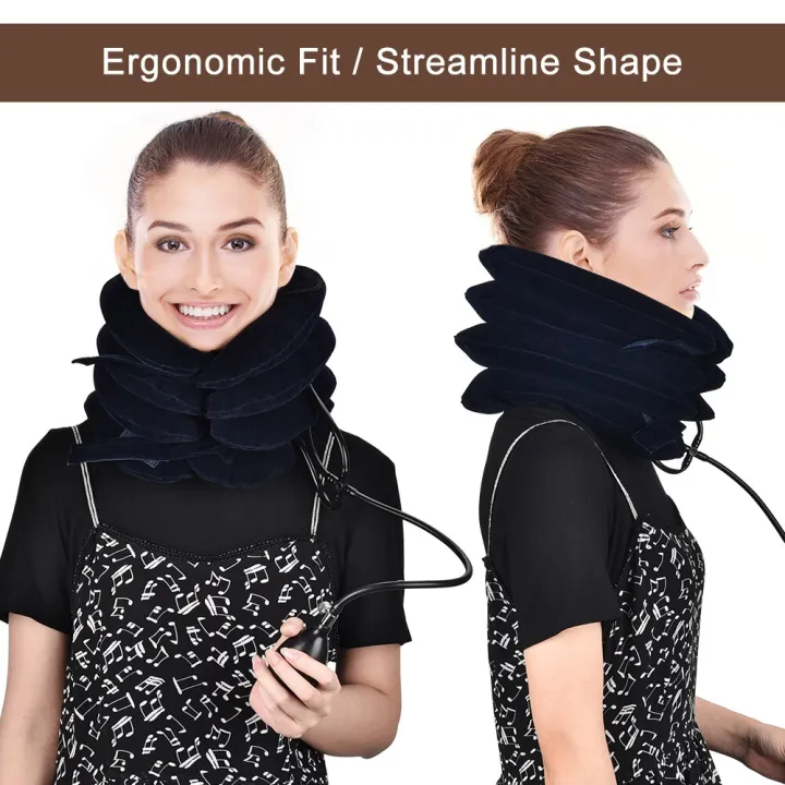 Neck%20Massager%203/4%20Layer%20Inflatable%20Air%20Cervical%20Neck%20Traction%20Support%20PainStress%20Relief%20Neck%20Collar%20Pillow%20Neck%20Stretching%20Brace%20-%20Image%204