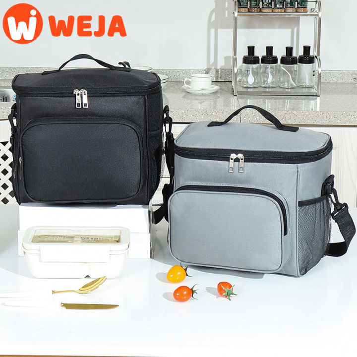 Food Pouch Waterproof Lunch Bag Meal Lunch Box Thermal Insulated Adjustable Storage Bag Oxford Cloth Portable