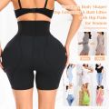 Women Hip Padded Shorts High Waist With Hook Tummy Control Panties Ass Booty Enhancer Big Buttocks Brief. 