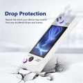 For Ally Handheld Game Console All-Inclusive Silicone Protective Case Handheld Anti-Drop Protective Case,White Easy Install. 