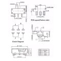 10Pcs 3 Pin Mini Slide Switch On-OFF 2 Position Slide Toggle Switch Miniature Horizontal Slide Switches. 