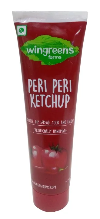 Wingreens Farms Ketchup - Peri Peri, 100g Tube(FROM IND)JEZ