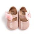 KIDSUN Baby Cute Bow Princess Shoes Solid Colour Soft Bottom First Toddler Shoes 0-18 Months Newborn Baby Shoes Girl. 
