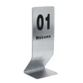 Stainless Steel 1-10 Double-side able Numbers Props for Wedding Party Decoration. 