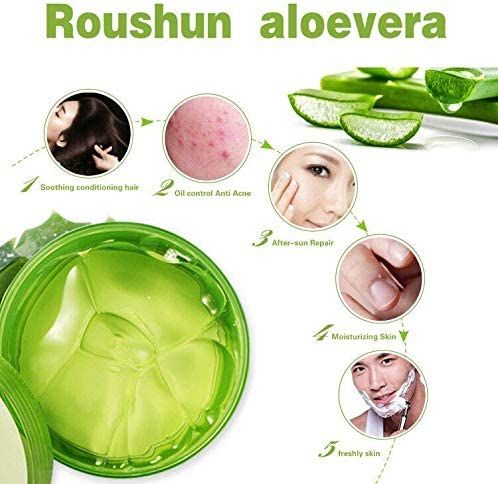 Roushun%2099%25%20Aloe%20Vera%20Soothing%20Moisturizing%20Gel%20300Ml%20-%20Image%203