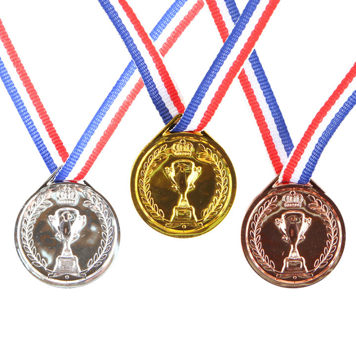 Gold Silver Bronze Award Medal Winner Reward Football Competition Prizes Award Medal For Souvenir Gift Outdoor Sport Kids Toys JUE