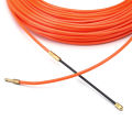 4Mm 15 Meter Orange Guide Device Nylon Electric Cable Push Pullers Duct Snake Rodder Fish Tape Wire. 