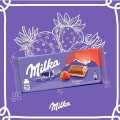 Milka Strawberry chocolate Bar 100g Germany 🇩🇪. 
