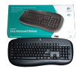 Logitech Keyboard PS/2 Deluxe Computer Keyboard (Black).. 