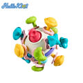 HelloKimi Baby Toy Early Childhood Education Baby Teether Manhattan Hand Ball Grip Training Ringing Bell Baby Rattle Manhattan Ball Newborn Baby Rattling Tooth Baby Toys Busy Toy Sensory Baby Teething Fun. 