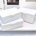 1PC Korean Acrylic White Storage Box Blind Box Card Korean Photocard Storage Bo Zhonggaohang. 