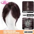 BUQI Synthetic 3D Bangs Clip-In Hair Extension Natural Hair Fringe Topper Bangs Invisible Clourse Hairpieces For Women. 