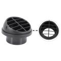 NXFDSIOZ 2set 60mm Car Auto Heater Pipe Duct T Piece Warm Air Outlet Vent Hose Clips Set for Parking Heater. 