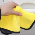 MICRO FIBER TOWEL 30CM X 40CM DOUBLE COLOR, BEST CLOTH FOR SUPERB WIPE AND CLEAN, CAR, HOME, OFFICE, INDUCTRIAL. 