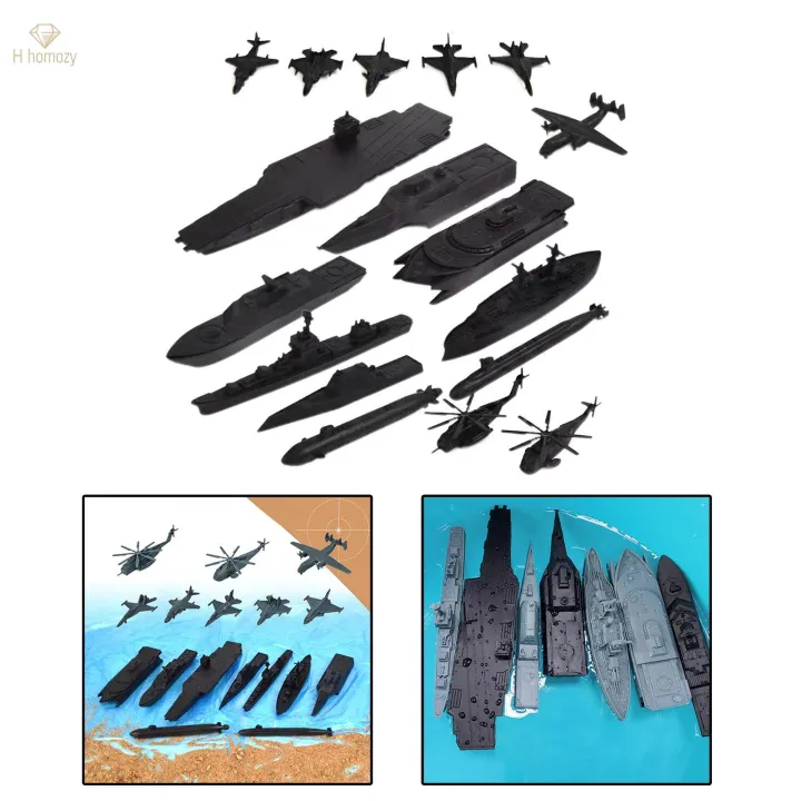 17x%20Naval%20Ship%20Building%20Blocks%20and%20Supply%20Ship%20with%20Small%20Scale%20Model%20Planes%20Fun%20-%20Image%207