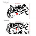 Face Beauty Wall Stikers Beauty Studio Room Decorative Sticker Makeup Wall Art Posters Mural Decoration Removable Salon. 