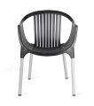 Plastic Chair Mint | Plastic Chair With Arm | Steel Legs | Out Door Chair | Living Room Chair | Balcony chair | Warenda chair | Modern Furniture | Home Furniture | Nisaco Mall. 
