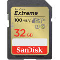 SanDisk 32GB Extreme UHS-I SDHC 100Mb/s Memory Card. 