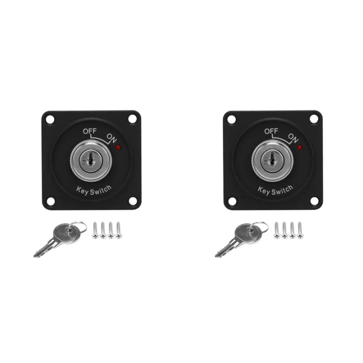 Cluellp-2X Universal 12V Car Boat Motorcycle Ignition Key Ignition ...