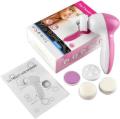 5 in 1 Electric Facial Brush Washing Face Cleansing Massager Machine Silicone Skin Beauty Makeup Cleanser Remover device Sets. 