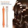 Standard Hair Rollers,Heat Perm Wave Rod Hair Clip Curlers with Clamps Styling Wavy Rollers Rubber Band (SH-4). 