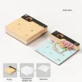 Desk Calendar,2024 Calendar Memo Pad,Creative Desk Calendar DIY Notes Notepad,3D Art Calendar Paper Carving Gift House Sculpture. 