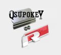【Exclusive Offer】Car modified R LINE logo, suitable for Volkswagen Golf 4 5 6 7, Beetle, polo, front grille decoration. 