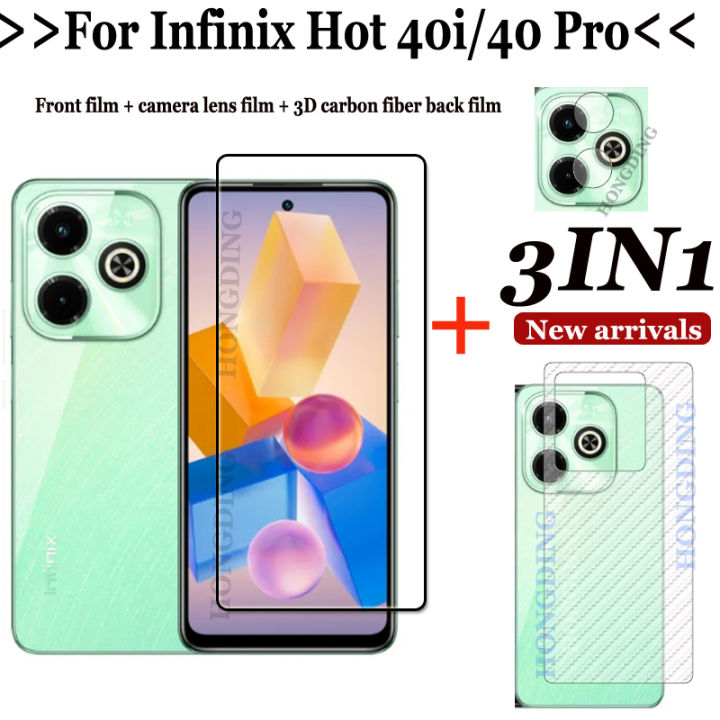 BLKNAIM%203in1%20Full%20Cover%20Anti-Spy%20Screen%20Protector%20For%20infinix%20Hot%2040%20Hot%2040i%20Hot%2040pro%20Privacy%20Glass%20Hot%2040pro%20Tempered%20Glass%20Le%20-%20Image%204