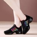 【ZIME】Sneakers Dance Shoes For Women Ing Woven Mesh Comfortable Modern Jazz Dancing Shoes Girls Ladies Outdoor Sports Shoes. 