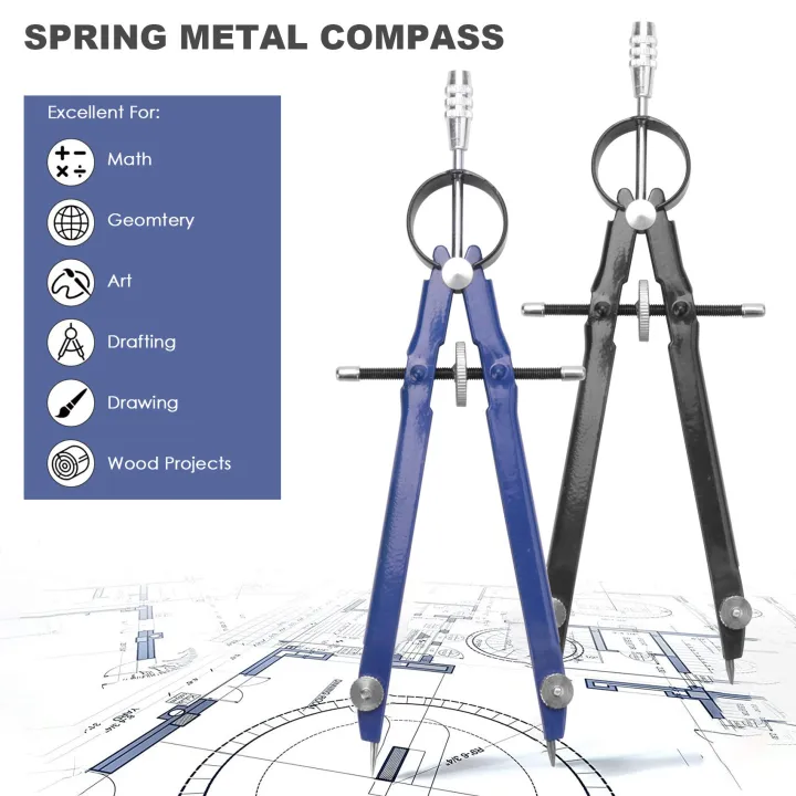 Professional%20Compass%20with%20Lock,%20Compass%20for%20Geometry,%206inch%20Spring%20Bow%20Compass,%20Precision%20Compass%20Math,%20Drafting%20Compass,%20Compass%20Drawing%20(2%20Pack)%20-%20Image%207