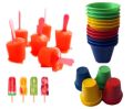 Ice Cream/Multipurpose Plastic Cups 12Pcs Multicolor. 