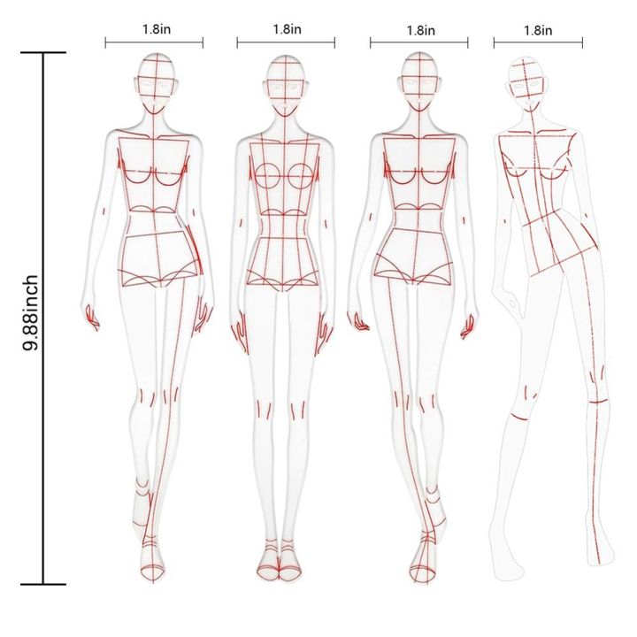 NAMUNY%20Fashion%20Illustration%20Rulers%20Sketching%20Templates%20Ruler%20Sewing%20Humanoid%20Patterns%20Design%20Clothing%20Measuring,Type%20B%20-%20Image%205
