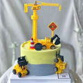Engineering Vehicle Cake Decor Digging Machine Cake Toppers Crane Cake Decors Dounp. 