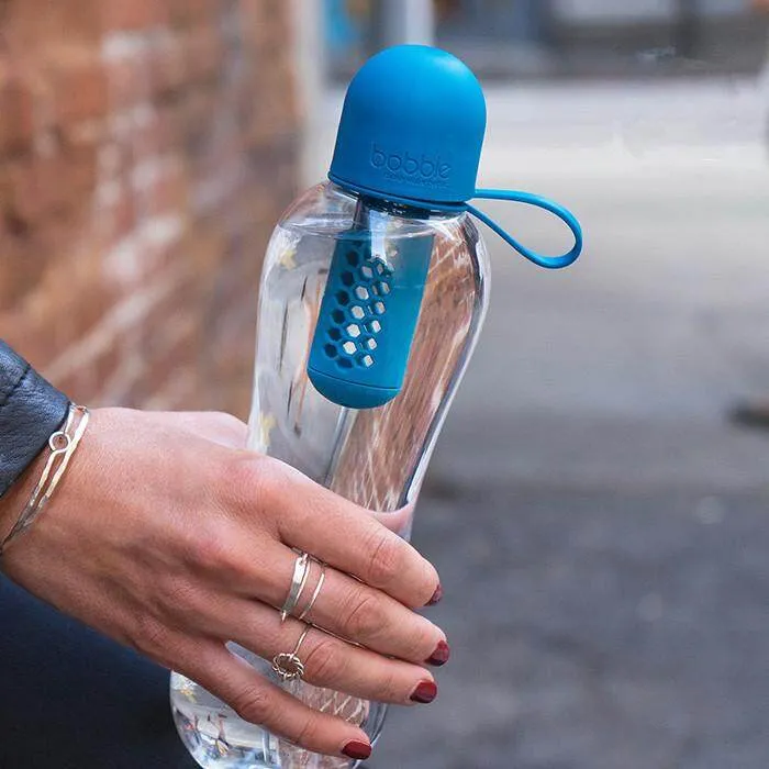 550ML Outdoor Multifunctional PE Carbon Filter Water Bottle Hydration Filtered Drinking Bottle - Red (red)