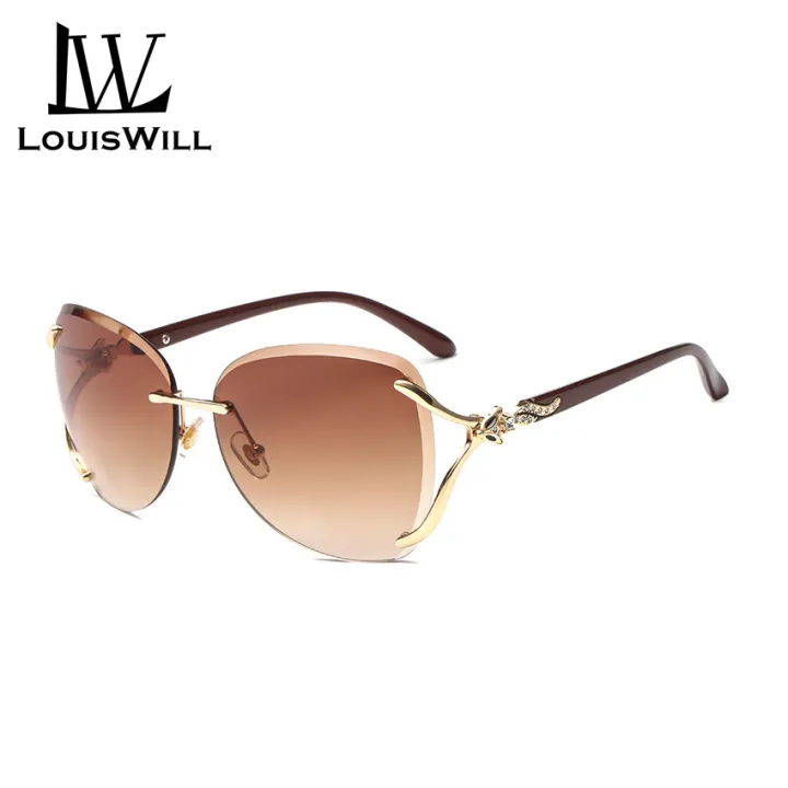LouisWill Sunglasses Women UV Protection Sunglasses Ladies Sunglasses Gradients Glasses Fashionable Irregular Style Female Eyewear Sun Glasses for Women with Free Storage bag