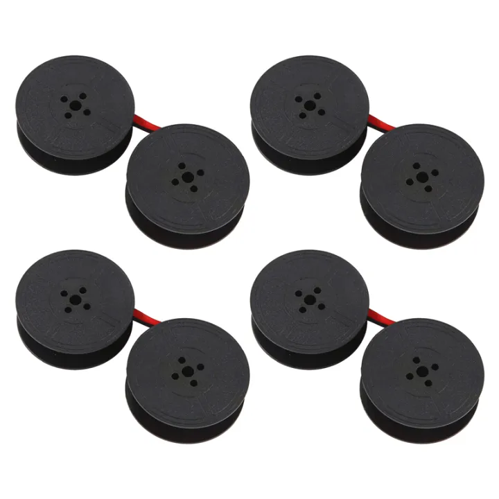 【Flash sale】 4 Pack Typewriter Ribbon Twin Spool Typewriter Ribbon Ink ...