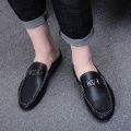 【ALLGOOD】Korean Half Shoes for men Half Slippers Flat Beach Young Sandals Lazy Shoes Loafers for men New Fashion Casual Shoes Mules for men. 