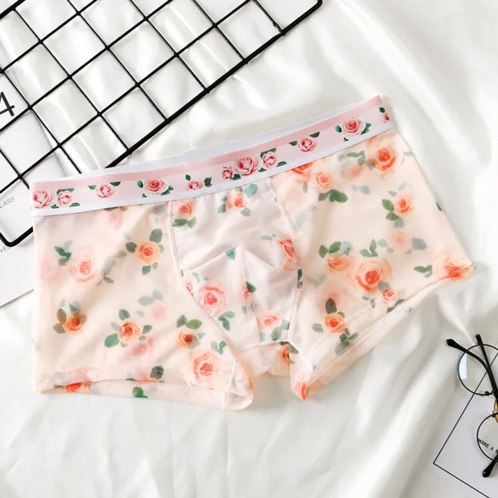 Ethereon%20Men%20Underwear%20Men's%20Ultrathin%20Mesh%20Printed%20Quick-drying%20Boxers%20Plus%20Size%20S%20p%20Shorts%20for%20Summer%20Moisture-wicking%20Homewear%20Underpants%20Men%20Underpants%20-%20Image%203