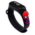 Disney Anime Led Watch Touch Watch Iron Man Spiderman Hulk Anime Figure Wristband Kids Christmas Gift Clock. 