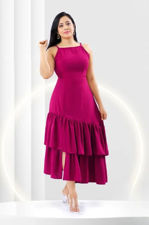 Special%20Party%20Frock%20Collection%20Women's%20Vintage%20Tea-Length%20Dress%20Elegant%20Fashionable%20Women's%20Clothing%20-%20Image%202
