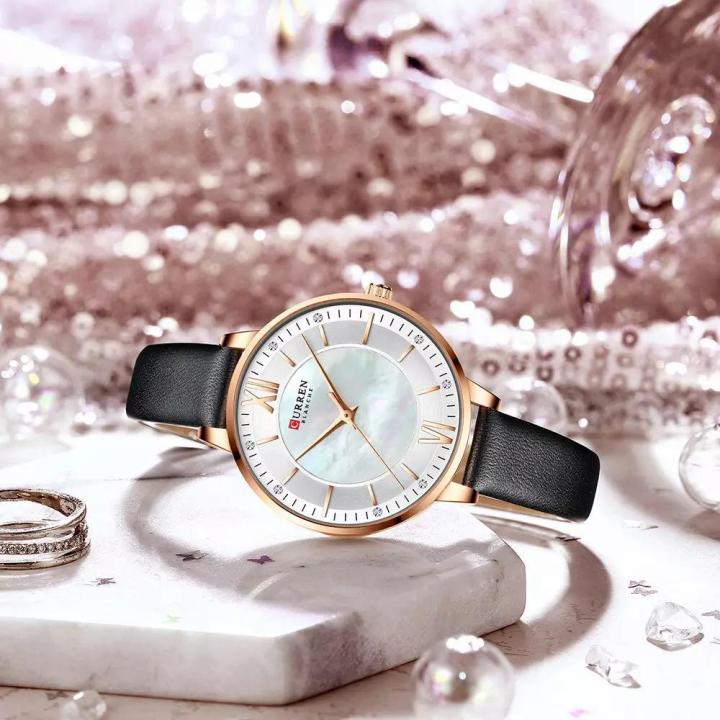 2021 CURREN Watches Women's Fashion Grace Quartz Clock
