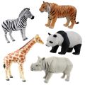 TAKARA TOMY Ania AS Series Hippo Lion Tiger Elephant Gorilla Penguin Panda Giraffe Animal Model for Children. 