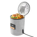 Portable Oven 12V Car Food Warmer Personal Mini Oven with Digital Display Temperature Preset Electric Car Heating Lunch Box for Road Trip Camping Picnic On The Go Office Work. 