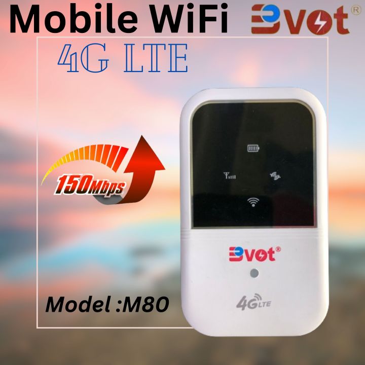 Pocket Router | Bvot Mobile WiFi 4G Lte M80 150 Mbps