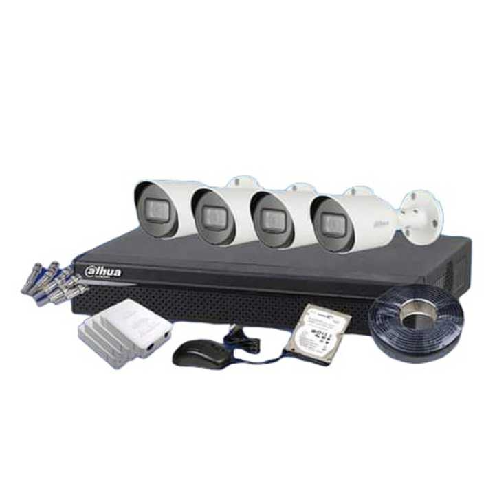 Dahua 4 Channel Cctv Camera System With Large 3 U Dvr Box And Ups 650W