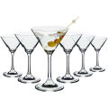 6 Pcs Wine Glasses, Clear Cocktail Glass. 