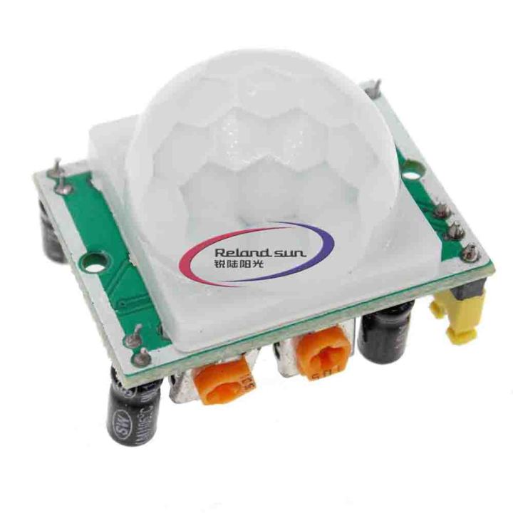 SR501 HC-SR501 Adjust IR Pyroelectric Infrared PIR module Motion Sensor ...