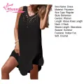 Muses Mall Women Backless Coverup Stylish Lace-up Crochet Beach Dress for Sun Protection Swimsuit Coverup Pendant Embellished Blouse. 